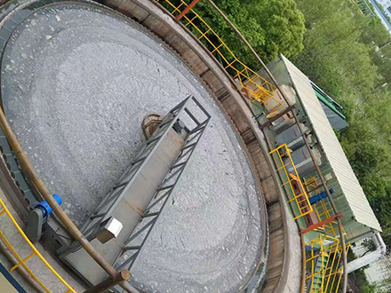 客戶某廢水處理廠施工現（xiàn）場